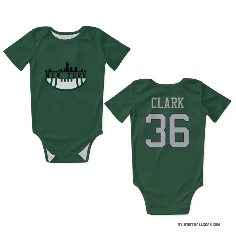 Chuck Clark Green New York Jets Newborn & Infant Bodysuit