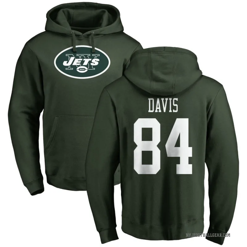 Corey Davis Men's Green New York Jets Pro Line Logo Pullover Hoodie