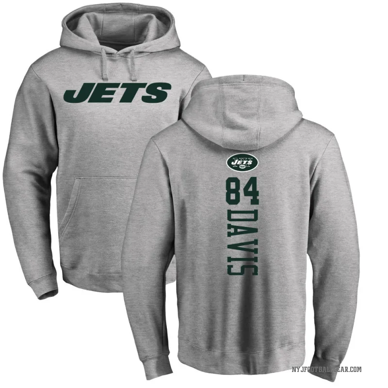 Corey Davis Men's New York Jets Pro Line Ash Backer Pullover Hoodie