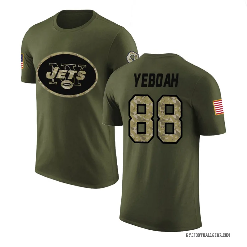 Kenny Yeboah Youth Olive New York Jets Salute to Service T-Shirt