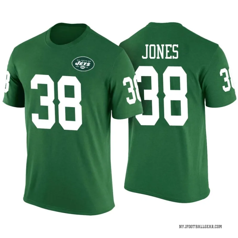 Myles Jones Men's Green New York Jets Color Rush T-Shirt