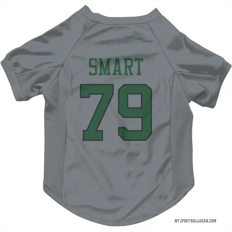 Tanzel Smart Gray New York Jets Cat & Dog Pet Jersey